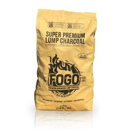 Fogo Charcoal 17.6 lbs Super Premium Hardwood Lump Charcoal FO572075